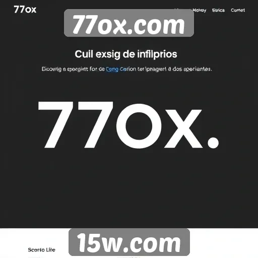 Experiência do usuário no site 77ox.com